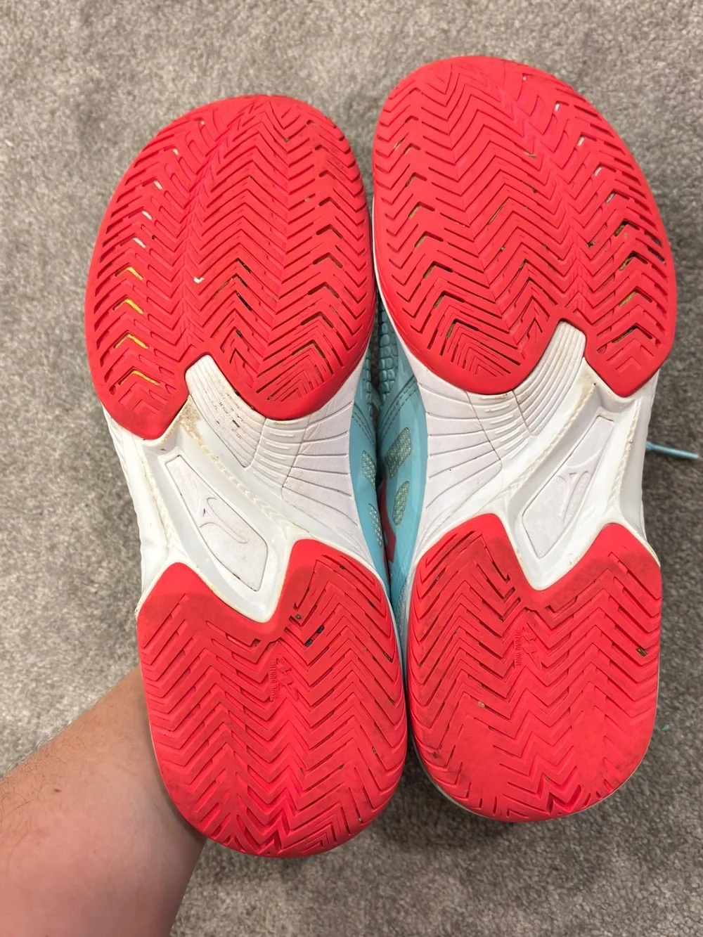 Mizuno Women's Aqua Wave Sneakers with Coral Trim